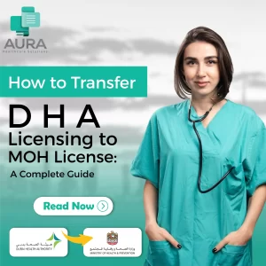 Transfer DHA Licensing to MOH License